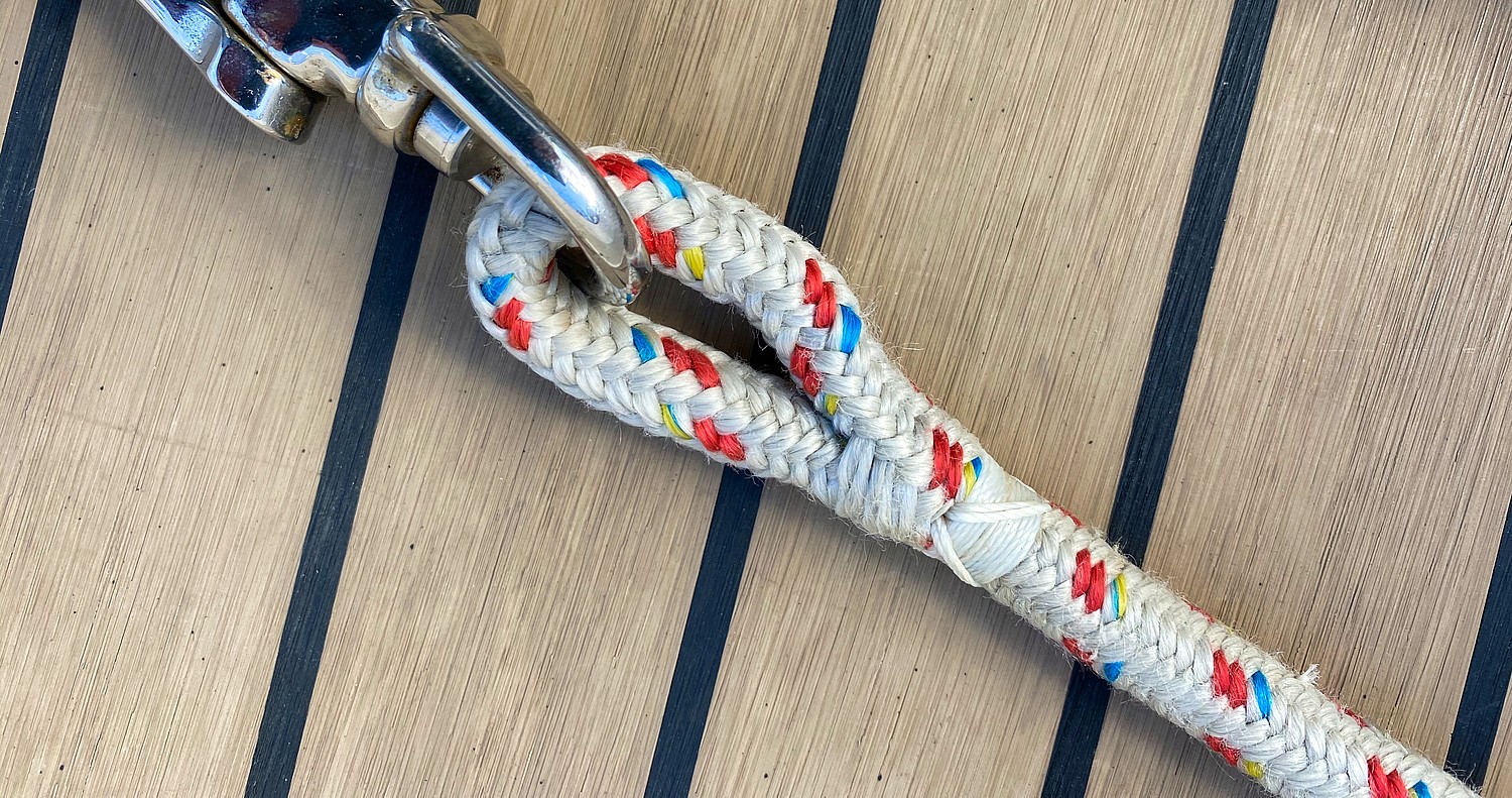 Ein Spleiss hält besser als ein Knoten. Aber die Technik will gelernt sein.